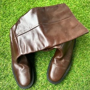 Zara Geniun Leather Boot 38